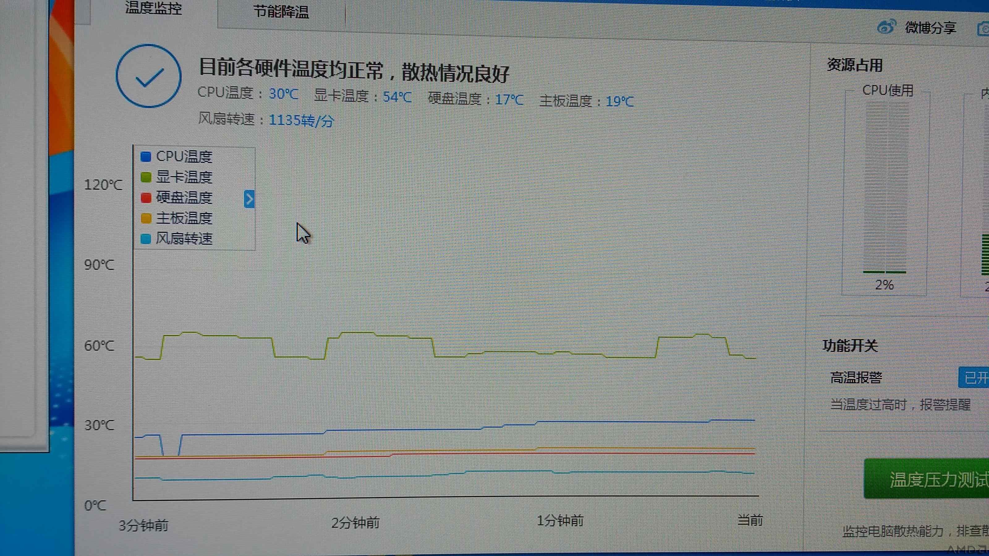 温度最高60度左右