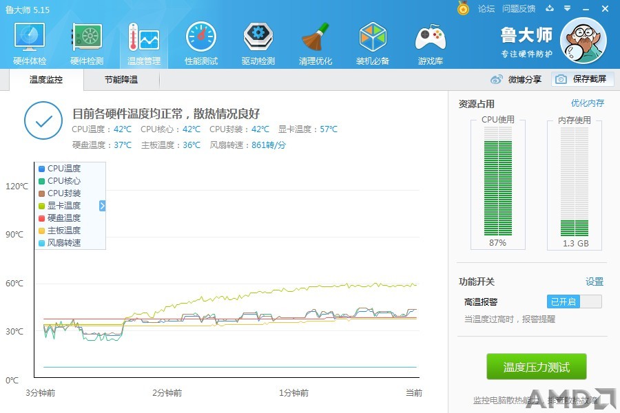 娱乐大师也控制在60度左右