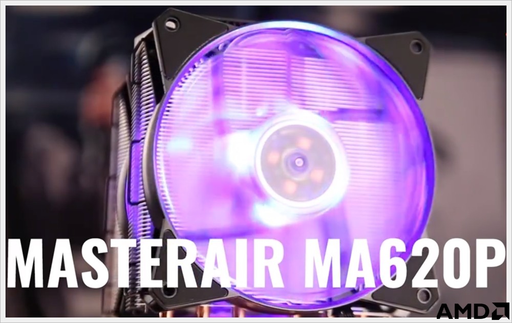 酷冷至尊COOLERMASTER MASTERAIR暴雪T620P 双塔双扇RGB风冷散热开箱